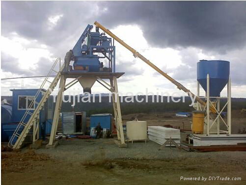 HZS40 Ready mixed concrete batching plant 2