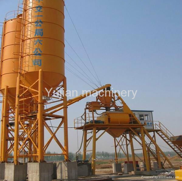 HZS40 Ready mixed concrete batching plant 4