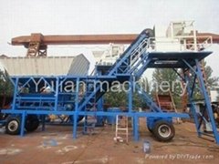 YHZS25  25m3/h mobile concrete batching