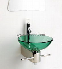 glass wash basin