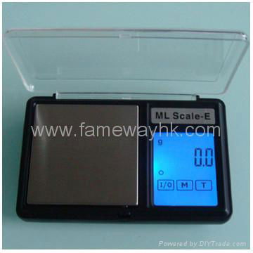 Touch screen pocket scale E-03