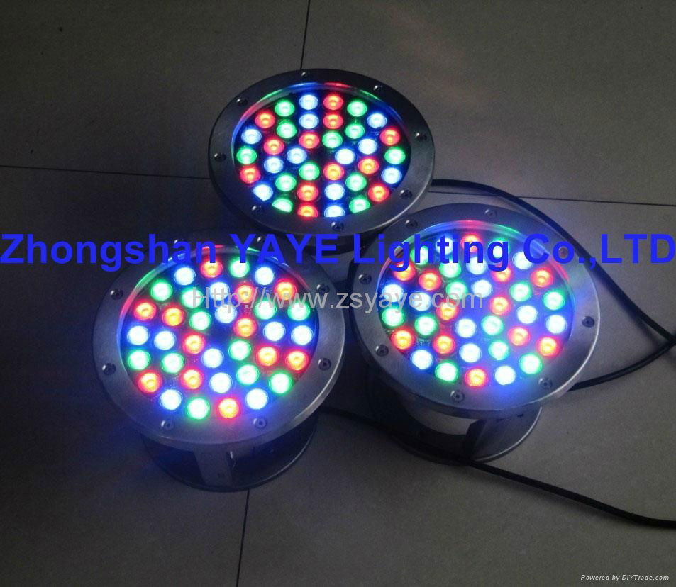 YAYE Hot Sell 1W 3W 5W 6W 7W 8W 9W 12W 15W 18W 24W 36W RGB LED Underwater Lights 4