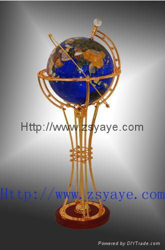 YAYE 2013 Hot Sell Gemstone Globes,Lighting Gemstone Globe,World Globe,Gifts 2