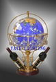 Gemstone Globe,World Globe,Globes Gifts with Lighting