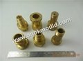 turning machined brass component