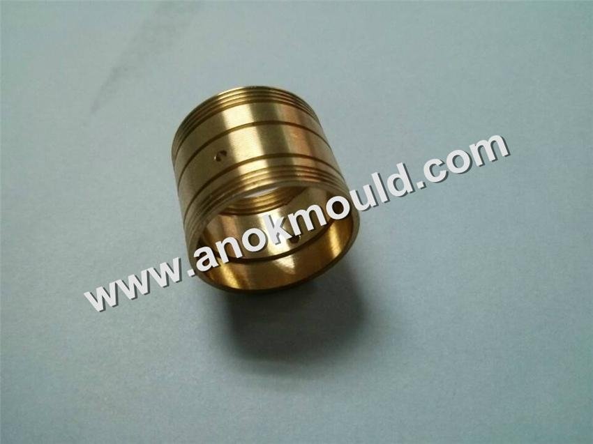 turning machined brass component 5