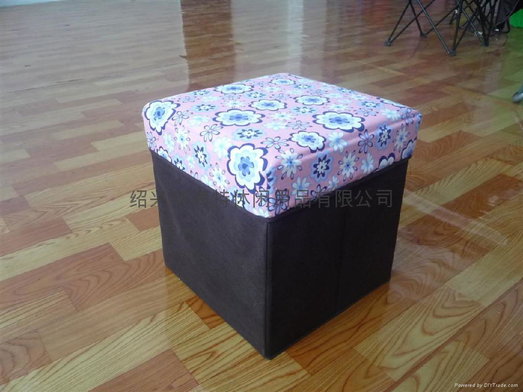 folding storage stool 2
