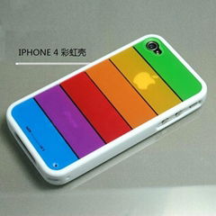 彩虹殼系列iphone4 保護殼