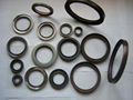 Rotary shaft seals with PTFE seals lips