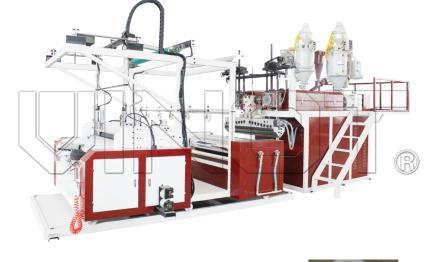 Two layer stretch film machine