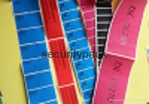 non residue tamper evident security stickers