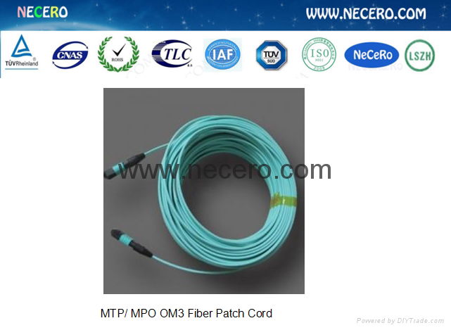 MTP 12core Fiber optic patch cord