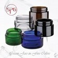 Amber,Clear,Blue,Green,Black clor Glass Jar