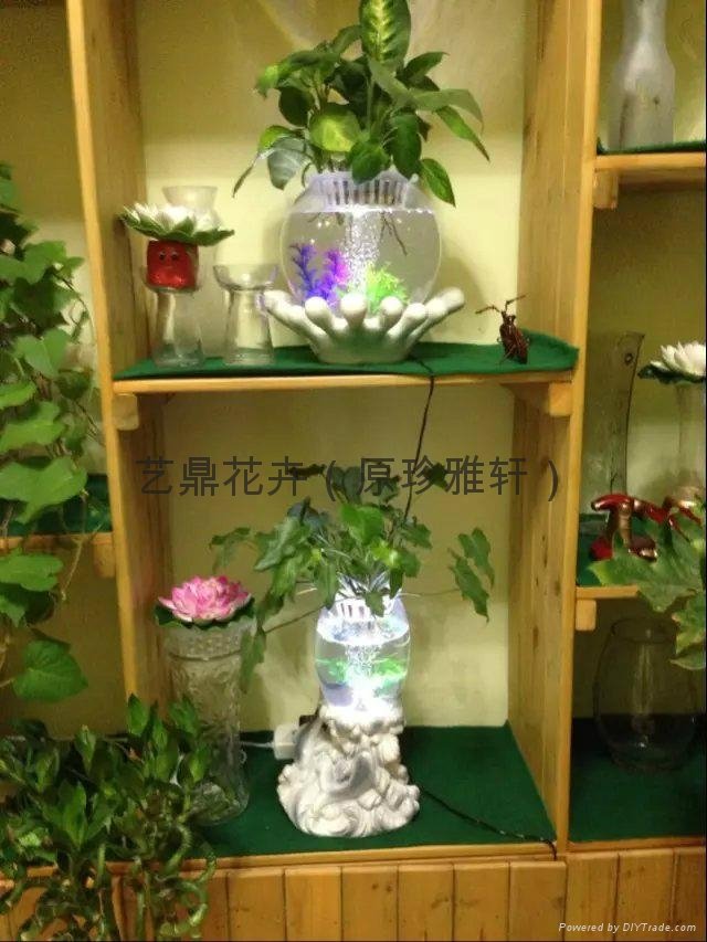 燈光氧氣水培花卉花瓶 2