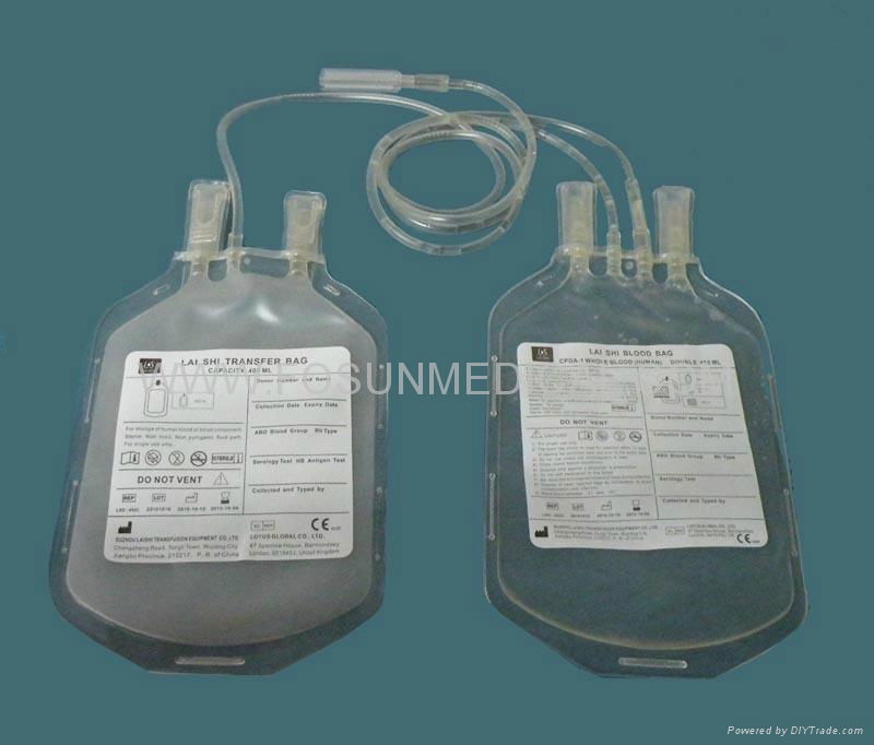 Blood bag-double bag with CPDA anticoagulant 1