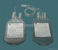 Blood bag-double bag with CPDA anticoagulant