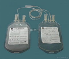 Blood bag-double bag with CPDA anticoagulant