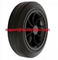 175mm/7" Mobile Waste Bin Rubber Wheel for Garbage Bin Container 3