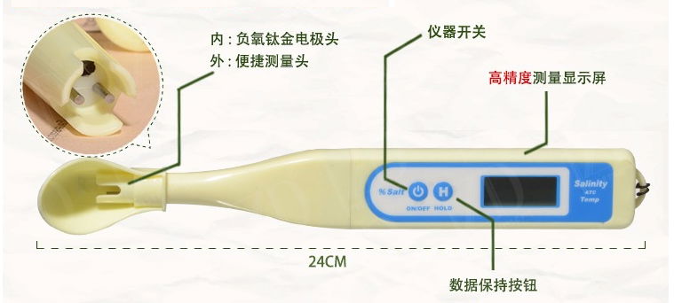 家用食物鹽度檢測儀ZDST-212 3