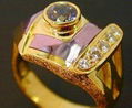 decorative PVD ion plating gold (1N,2N,rose,purple gold)