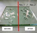 Super hydrophobic transparent nano PTFE coating 2