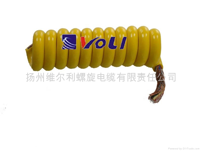 PUR Shielded Spiral Cable 3