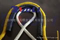 Pur coiled spiral cable for machine equipment 5