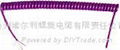 Low temperature resistant multi-core spiral cable