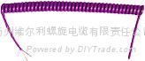 Low temperature resistant multi-core spiral cable