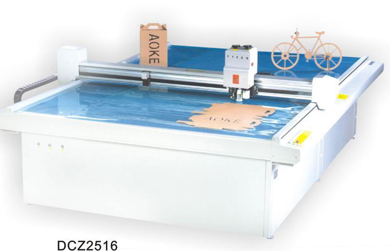 DCZ2516 paper box sample maker flatbed cutter table plotter machine