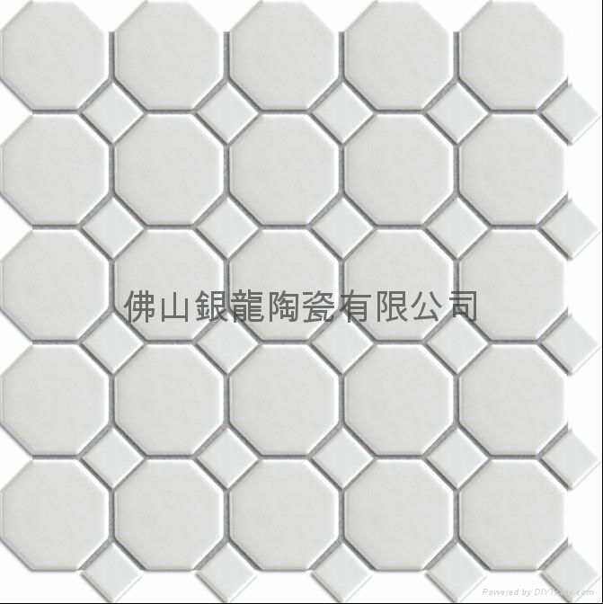 The octagonal shaped ceramic mosaic 3