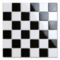 泸州陶瓷马赛克防滑瓷砖耐磨48黑白地砖
