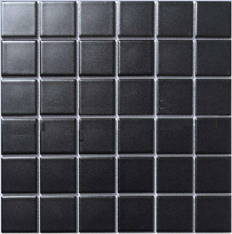 瀘州陶瓷馬賽克防滑瓷磚耐磨48黑白地磚 4