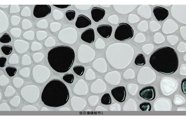 Free swimming pool ceramic mosaic stone pebbles 4