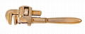 non-sparking adjustable pipe wrench  2