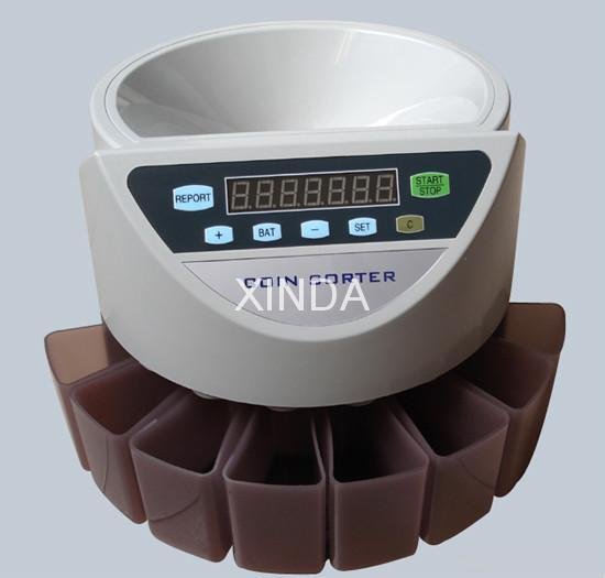 Coin counter and sorter