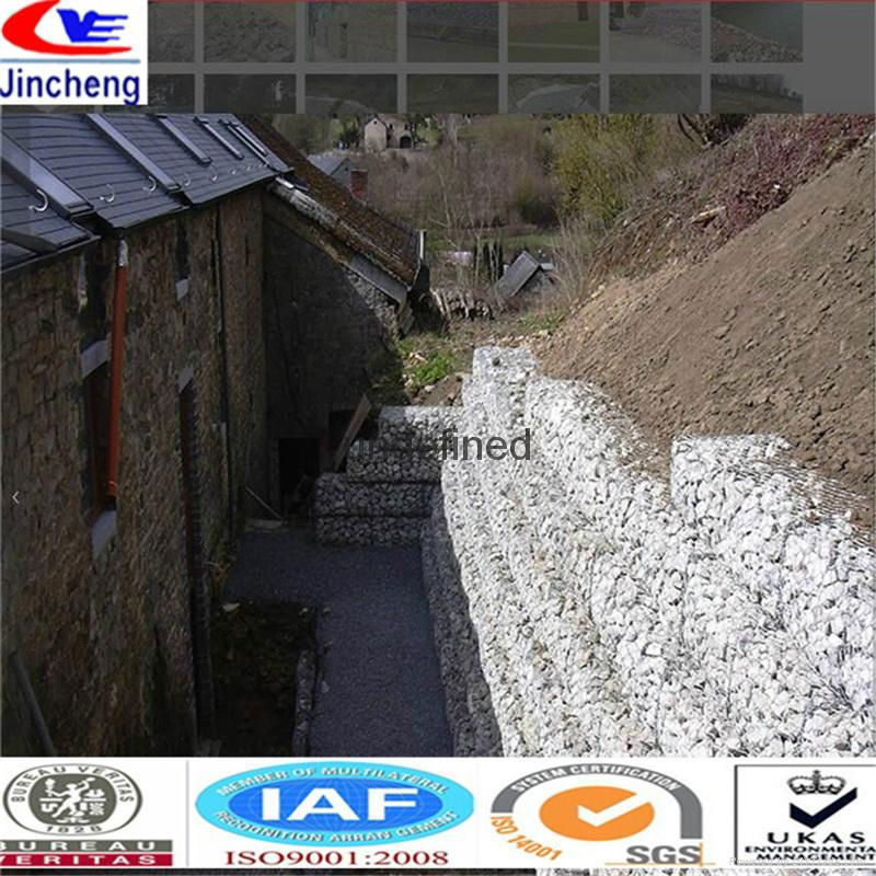 Galfan coated gabion mesh