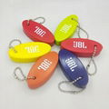 Guangzhou factory direct PU bead chain buoy PU ball key ring PU oval buoy