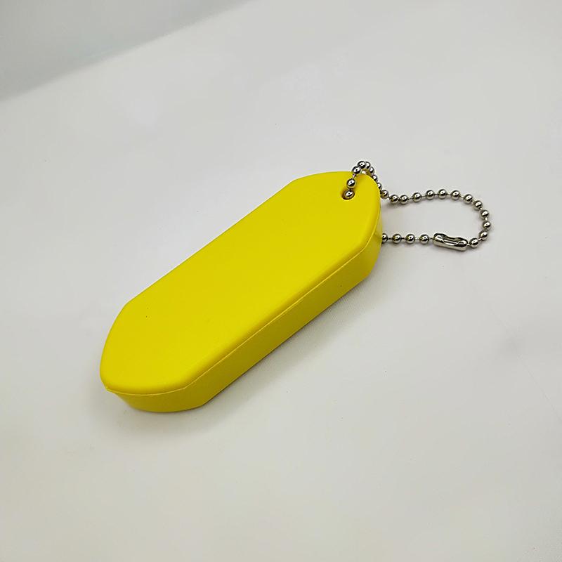 Guangzhou factory direct PU bead chain buoy PU ball key ring PU oval buoy 5