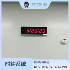 NTP同步時鐘 POE時間系統 閩鐘電子鐘訂製