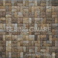 Coconut mosaic tile wall panel 4