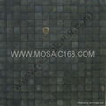 dyed color Coconut mosaic wood panel