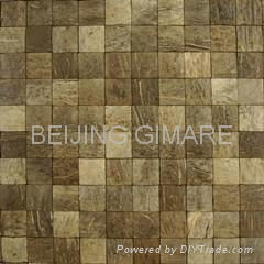 Nature coconut mosaic rough surface 2