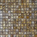 gold color shell mosaic