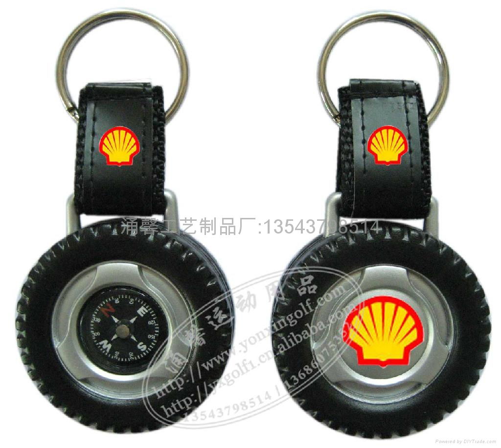 Automobile tire Keychain 2