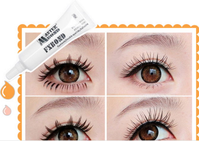 clear/black eyelash glue for strip lashes 4