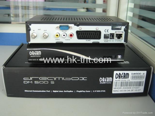 Dreambox DVB-S DM500S digital satellite TV receiver-DM500S in Black color
