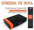 2019 Latest GTMedia V8 NOVA H.265 DVB-S2 HD Satellite Receiver built in wifi   1