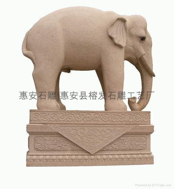 石雕大象 1