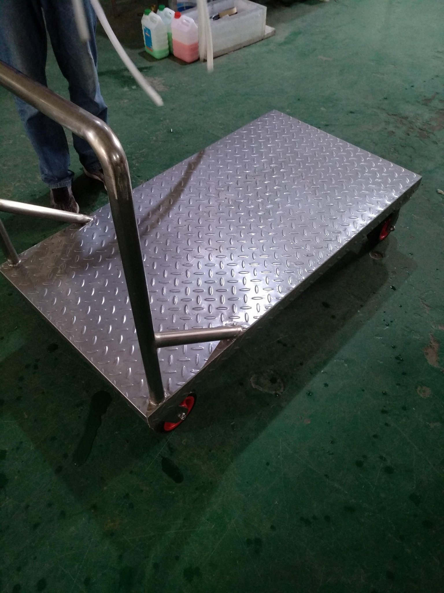 上海厂家生产不锈钢平板推车